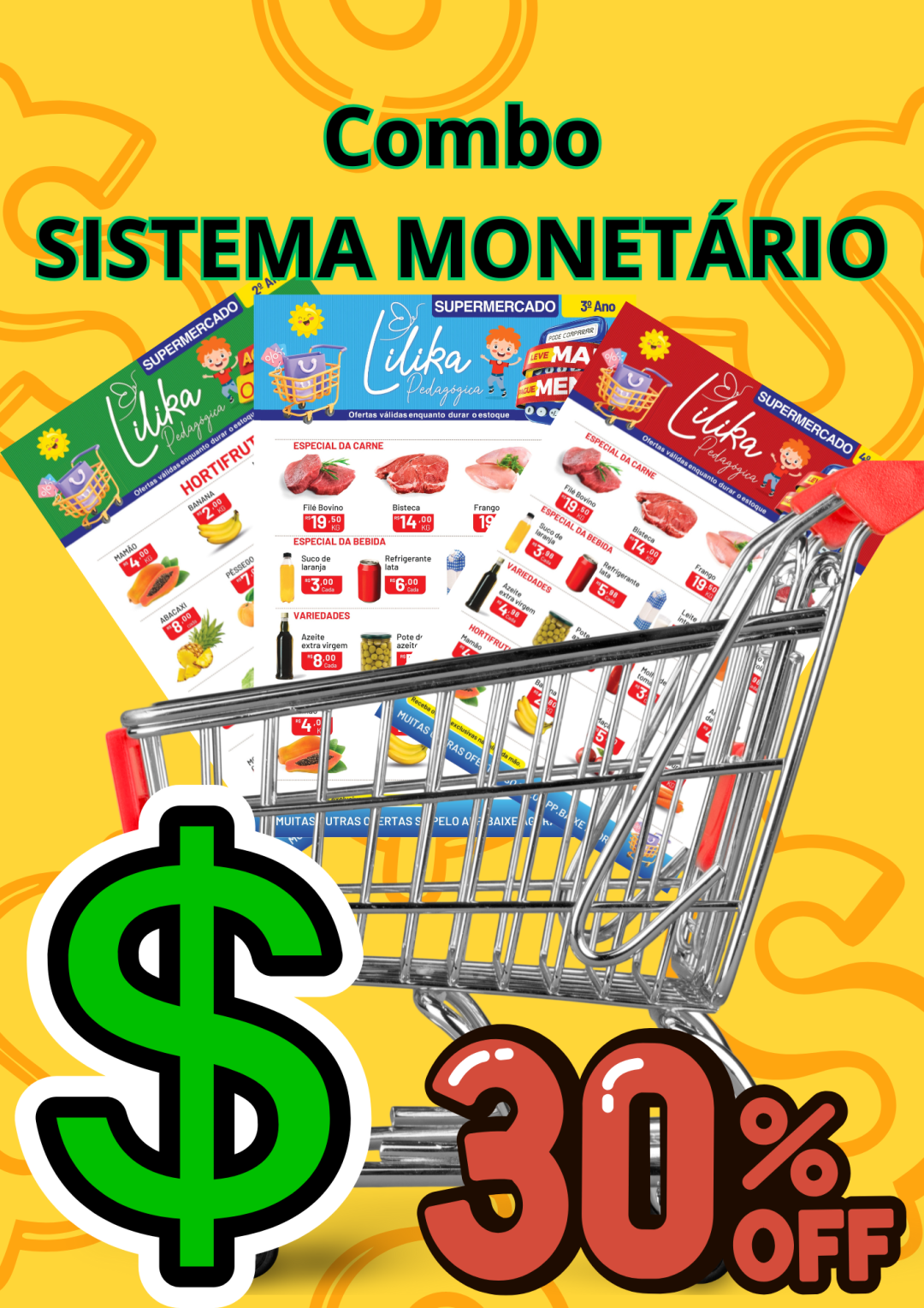 Combo - Supermercado Lilika - Sistema Monetário 2º, 3º 4º e 5º anos