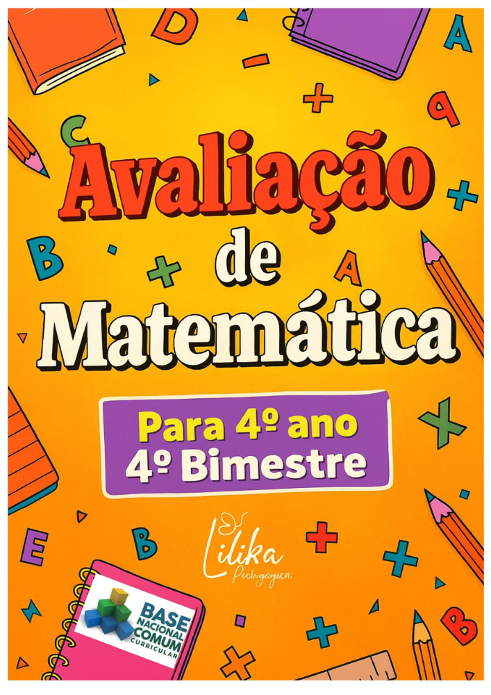 Avaliação de Matemática - 4º ano - 4º Bimestre