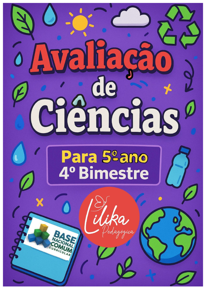 Avaliação de Ciências - 5º ano/4º Bimestre - Currículo Paulista